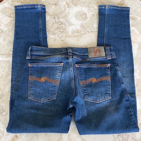 NUDIE Long John Television Blue Jeans - Picture 5 of 13